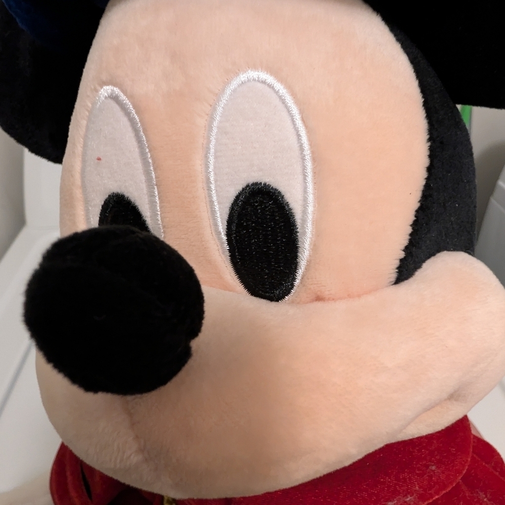 Mickey Mouse Fantasia Sorcerer Plush 24" Disney Toy Collectible - Picture 8 of 12